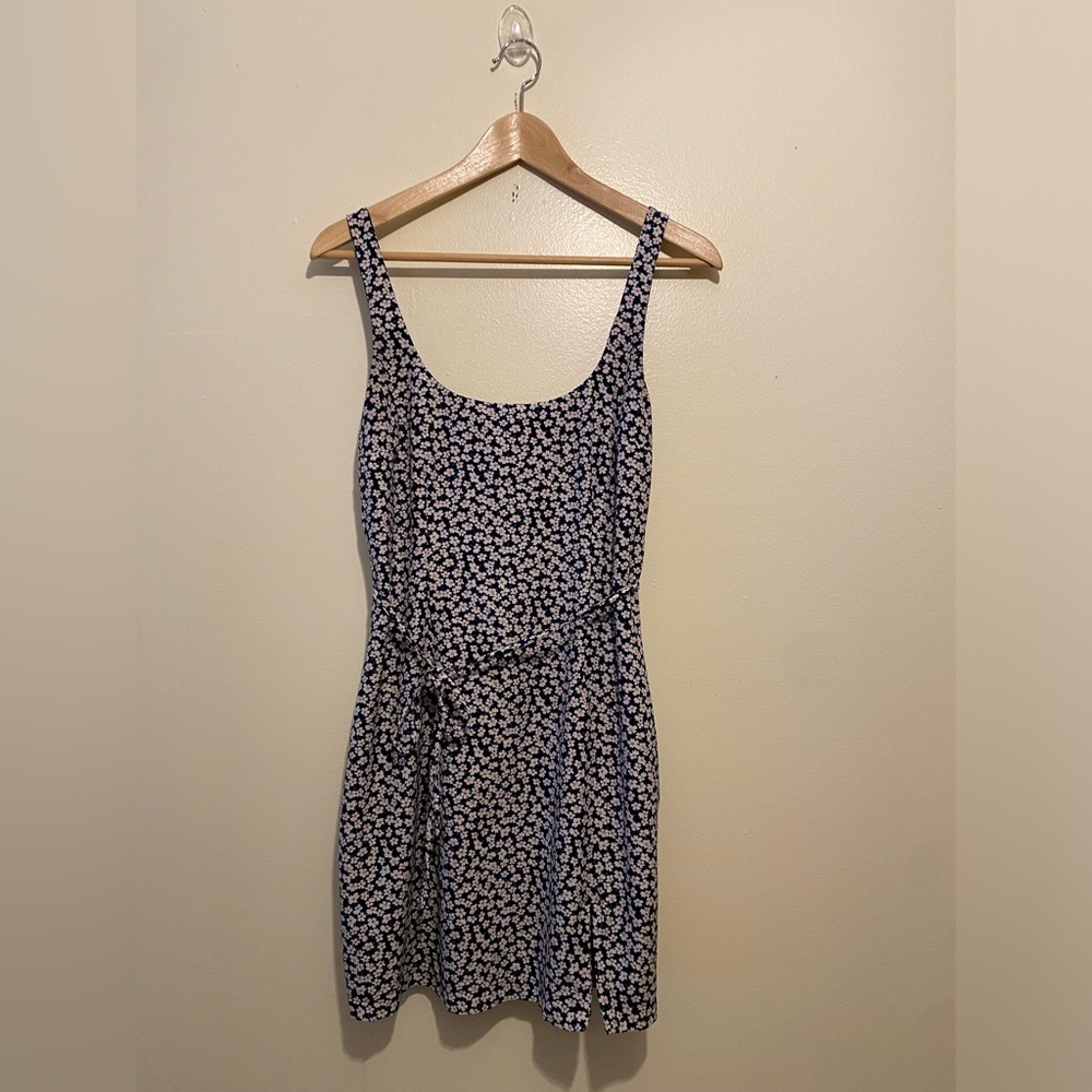 Abercrombie & Fitch Navy and White Mini Dress. Size M